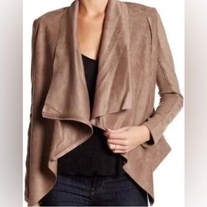 Vigoss Women's Tan Suede Blazer